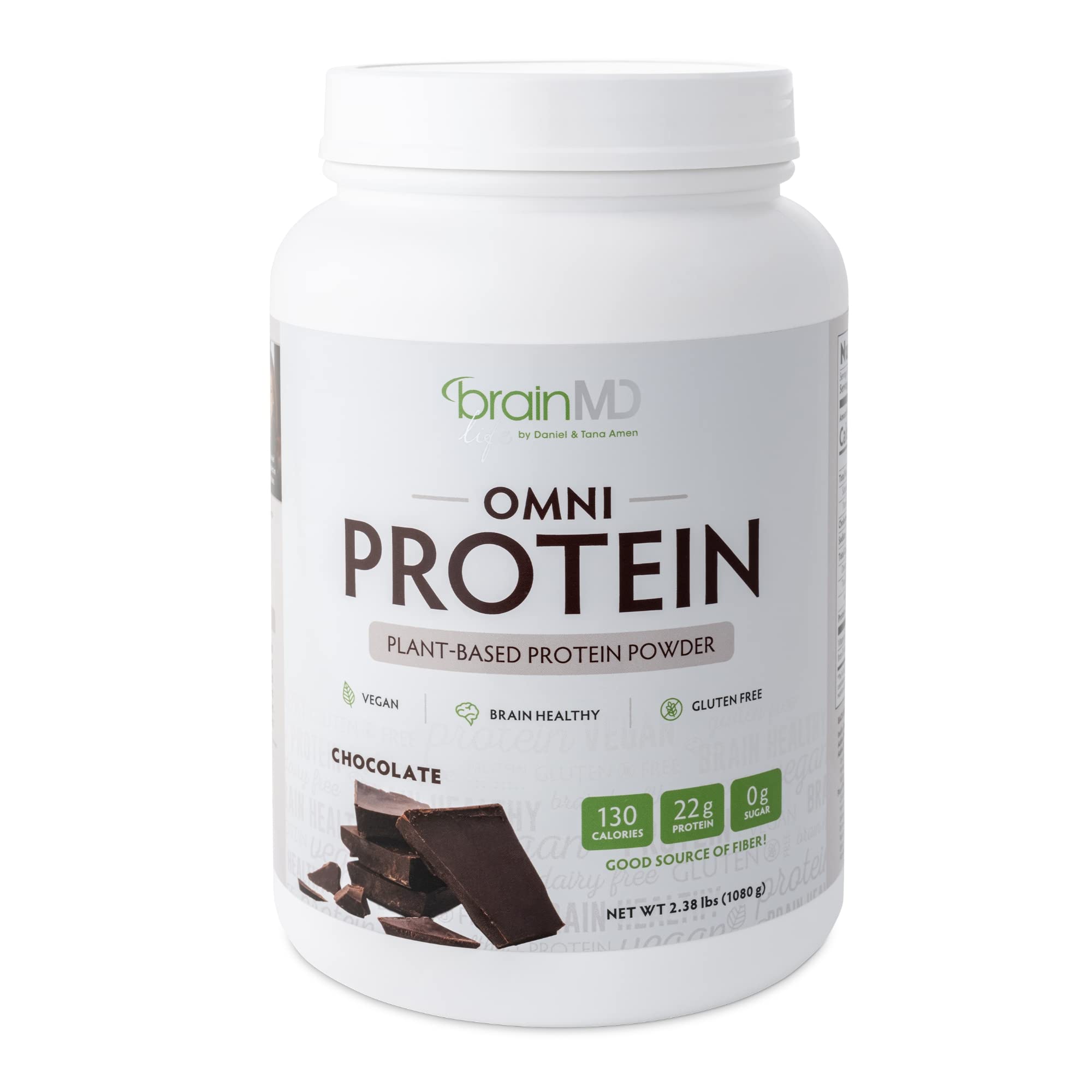 Amazon.com: BRAINMD Dr Amen Omni Protein Chocolate - 2.38 lbs